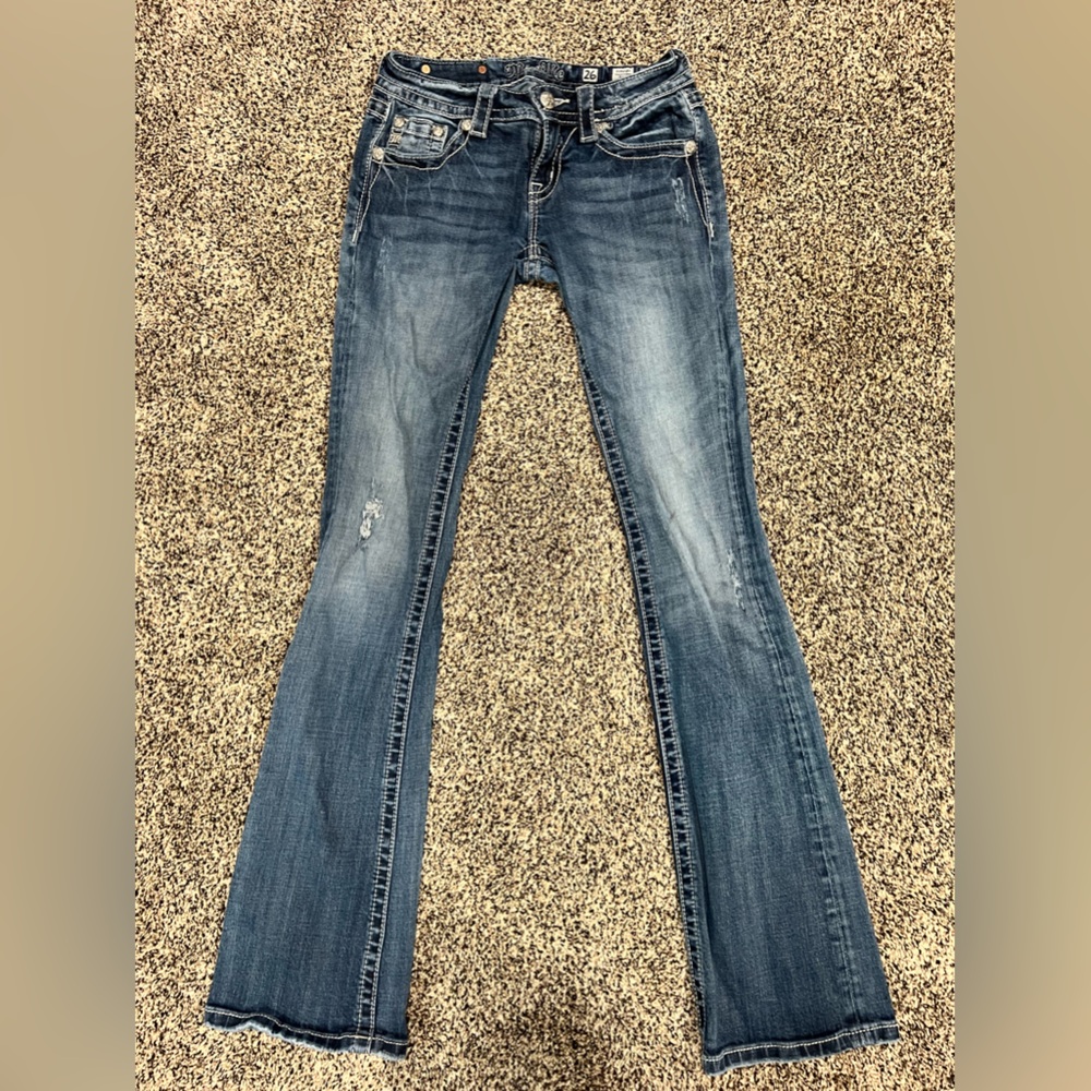 VGUC Miss Me Signature Boot Jeans, size 26.